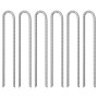 Clavijas de tienda forma U 6 uds acero galvanizado 41,5cm Ø12mm de , Accesorios para tiendas de campaña - Ref: Foro24-4009349...