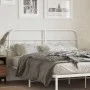 Weißes Metallkopfteil 137 cm von , Kopf- und Fußteile - Ref: Foro24-377198, Preis: 41,14 €, Rabatt: %