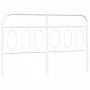 Weißes Metallkopfteil 137 cm von , Kopf- und Fußteile - Ref: Foro24-377198, Preis: 41,14 €, Rabatt: %