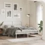 Weißes Metallkopfteil 137 cm von , Kopf- und Fußteile - Ref: Foro24-377198, Preis: 41,14 €, Rabatt: %