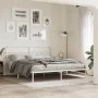 White metal headboard 193 cm by , Headboards and footboards - Ref: Foro24-377203, Price: 41,06 €, Discount: %