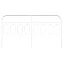 Cabecero de metal blanco 193 cm de , Cabeceros y pies de cama - Ref: Foro24-377203, Precio: 41,56 €, Descuento: %