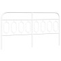 Cabecero de metal blanco 160 cm de , Cabeceros y pies de cama - Ref: Foro24-377201, Precio: 40,76 €, Descuento: %