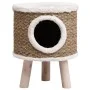 Casa para gatos con patas de madera 41 cm hierba marina de vidaXL, Mobiliario para gatos - Ref: Foro24-170970, Precio: 48,04 ...