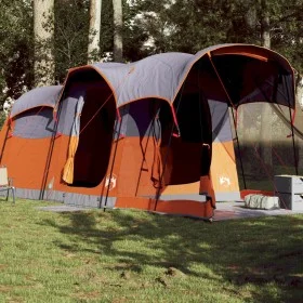 Tienda de campaña familiar túnel 8 personas impermeable naranja de , Tiendas de campaña - Ref: Foro24-94787, Precio: 223,52 €...