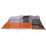 Tienda de campaña familiar túnel 8 personas impermeable naranja de , Tiendas de campaña - Ref: Foro24-94787, Precio: 227,96 €...