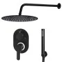 Black 201 stainless steel shower system by vidaXL, Jet nozzles for bathtubs and showers - Ref: Foro24-147721, Price: 147,37 €...