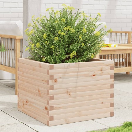 Jardinera de madera maciza de pino 60x60x46 cm de , Maceteros y jardineras - Ref: Foro24-3282409, Precio: 119,33 €, Descuento: %