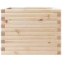 Jardinera de madera maciza de pino 60x60x46 cm de , Maceteros y jardineras - Ref: Foro24-3282409, Precio: 117,81 €, Descuento: %