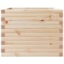 Jardinera de madera maciza de pino 60x60x46 cm de , Maceteros y jardineras - Ref: Foro24-3282409, Precio: 119,33 €, Descuento: %