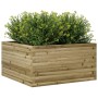 Jardinera de madera de pino impregnada 90x90x46 cm de , Maceteros y jardineras - Ref: Foro24-3282428, Precio: 183,13 €, Descu...