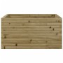 Jardinera de madera de pino impregnada 90x90x46 cm de , Maceteros y jardineras - Ref: Foro24-3282428, Precio: 183,13 €, Descu...
