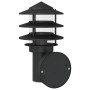 Apliques de exterior 2 unidades acero inoxidable negro de , Iluminación de exterior - Ref: Foro24-4006233, Precio: 51,97 €, D...
