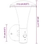 Lámpara de pared de exterior con sensor acero inoxidable de , Iluminación de exterior - Ref: Foro24-4006238, Precio: 32,56 €,...