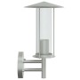 Aplique de exterior de acero inoxidable plateado de , Iluminación de exterior - Ref: Foro24-4006244, Precio: 28,68 €, Descuen...