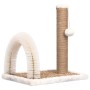 Árbol para gatos con cepillo de aseo y poste rascador de vidaXL, Mobiliario para gatos - Ref: Foro24-170971, Precio: 39,51 €,...