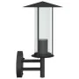 Aplique de exterior de acero inoxidable negro de , Iluminación de exterior - Ref: Foro24-4006246, Precio: 28,23 €, Descuento: %