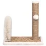 Árbol para gatos con cepillo de aseo y poste rascador de vidaXL, Mobiliario para gatos - Ref: Foro24-170971, Precio: 38,47 €,...