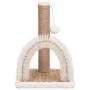 Árbol para gatos con cepillo de aseo y poste rascador de vidaXL, Mobiliario para gatos - Ref: Foro24-170971, Precio: 38,47 €,...