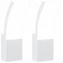 Lámparas de pared LED de exterior 2 uds aluminio fundido blanco de , Iluminación de exterior - Ref: Foro24-4006265, Precio: 5...