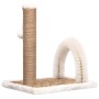 Árbol para gatos con cepillo de aseo y poste rascador de vidaXL, Mobiliario para gatos - Ref: Foro24-170971, Precio: 39,51 €,...