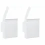 Lámparas de pared LED de exterior 2 uds aluminio fundido blanco de , Iluminación de exterior - Ref: Foro24-4006273, Precio: 5...