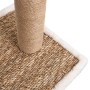 Árbol para gatos con cepillo de aseo y poste rascador de vidaXL, Mobiliario para gatos - Ref: Foro24-170971, Precio: 39,51 €,...