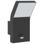 Lámparas de pared LED exterior con sensor 2 uds aluminio negro de , Iluminación de exterior - Ref: Foro24-4006271, Precio: 66...