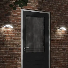 Lámpara de pared de exterior LED aluminio fundido negro de , Iluminación de exterior - Ref: Foro24-4006278, Precio: 33,09 €, ...
