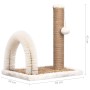 Árbol para gatos con cepillo de aseo y poste rascador de vidaXL, Mobiliario para gatos - Ref: Foro24-170971, Precio: 39,51 €,...