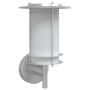 Aplique de exterior de acero inoxidable plateado de , Iluminación de exterior - Ref: Foro24-4006284, Precio: 34,29 €, Descuen...
