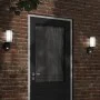 Aplique de exterior con sensor acero inoxidable negro by , Outdoor lighting - Ref: Foro24-4006290, Price: 39,19 €, Discount: %