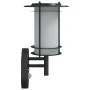 Aplique de exterior con sensor acero inoxidable negro by , Outdoor lighting - Ref: Foro24-4006290, Price: 39,19 €, Discount: %