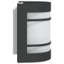 Apliques de exterior 2 unidades acero inoxidable negro de , Iluminación de exterior - Ref: Foro24-4006299, Precio: 36,98 €, D...