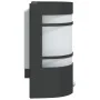 Apliques de exterior con sensor 2 uds acero inoxidable negro de , Iluminación de exterior - Ref: Foro24-4006301, Precio: 49,6...