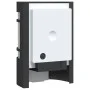 Apliques de exterior con sensor 2 uds acero inoxidable negro de , Iluminación de exterior - Ref: Foro24-4006301, Precio: 49,6...
