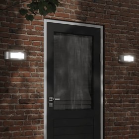 Apliques de exterior 2 unidades acero inoxidable plateado de , Iluminación de exterior - Ref: Foro24-4006303, Precio: 29,65 €...