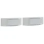 Apliques de exterior 2 unidades acero inoxidable plateado de , Iluminación de exterior - Ref: Foro24-4006303, Precio: 29,17 €...