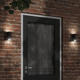 Lámparas de pared de exterior 2 uds aluminio fundido negro de , Iluminación de exterior - Ref: Foro24-4006315, Precio: 30,31 ...