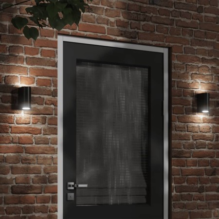 Lámparas de pared de exterior 2 uds aluminio fundido negro de , Iluminación de exterior - Ref: Foro24-4006315, Precio: 30,31 ...