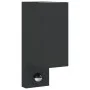 Lámpara de exterior con sensor aluminio fundido a presión negro de , Iluminación de exterior - Ref: Foro24-4006308, Precio: 2...