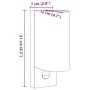 Lámparas de pared de exterior con sensor 2 uds aluminio negro de , Iluminación de exterior - Ref: Foro24-4006317, Precio: 48,...