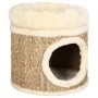 Casita para gatos de lujo con cojín hierba marina 33 cm de vidaXL, Mobiliario para gatos - Ref: Foro24-170968, Precio: 47,63 ...