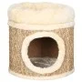 Casita para gatos de lujo con cojín hierba marina 33 cm de vidaXL, Mobiliario para gatos - Ref: Foro24-170968, Precio: 47,63 ...