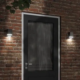 Apliques de exterior 2 unidades acero inoxidable negro von , Außenbeleuchtung - Ref: Foro24-4006329, Preis: 31,33 €, Rabatt: %