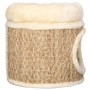 Casita para gatos de lujo con cojín hierba marina 33 cm de vidaXL, Mobiliario para gatos - Ref: Foro24-170968, Precio: 48,24 ...