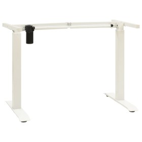 Estructura de escritorio motorizada altura ajustable blanca de vidaXL, Cubículos y mesas de trabajo - Ref: Foro24-321714, Pre...