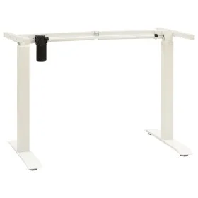 Höhenverstellbarer motorisierter Schreibtisch in Weiß von vidaXL, Kabinen und Arbeitstische - Ref: Foro24-321714, Preis: 243,...