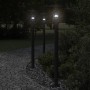 Lámpara de suelo de exterior acero inoxidable negro 100 cm de , Iluminación de exterior - Ref: Foro24-4006355, Precio: 48,11 ...
