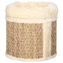Casita para gatos de lujo con cojín hierba marina 33 cm de vidaXL, Mobiliario para gatos - Ref: Foro24-170968, Precio: 48,24 ...